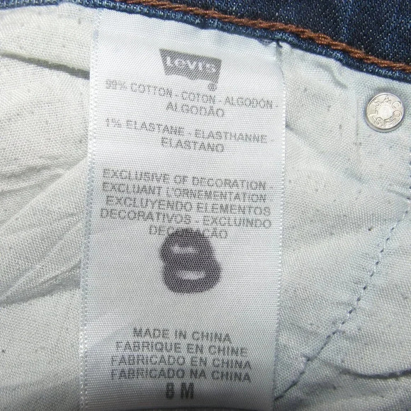 LEVI’S 529 Curvy Boot Medium Wash Jeans Size 8M - Picture 3 of 6